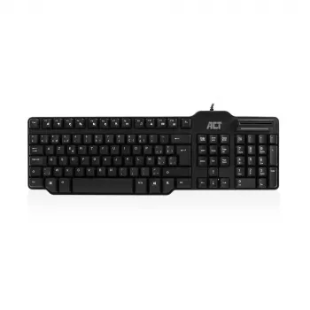ACT juhtmega klaviatuur kiipkaardilugejaga (Azerty/BE paigutus)