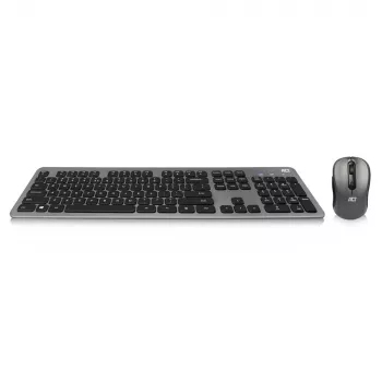 ACT juhtmevaba klaviatuuri ja hiire komplekt, USB-C/USB-A kombivastuvõtja (Qwerty/US paigutus)