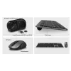 ACT juhtmevaba klaviatuuri ja hiire komplekt, USB-C/USB-A kombivastuvõtja (Qwerty/US paigutus)