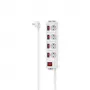 Hama 00223121 pikendusjuhe 1,4 m 4 vahelduvvoolupistikupesa Valge