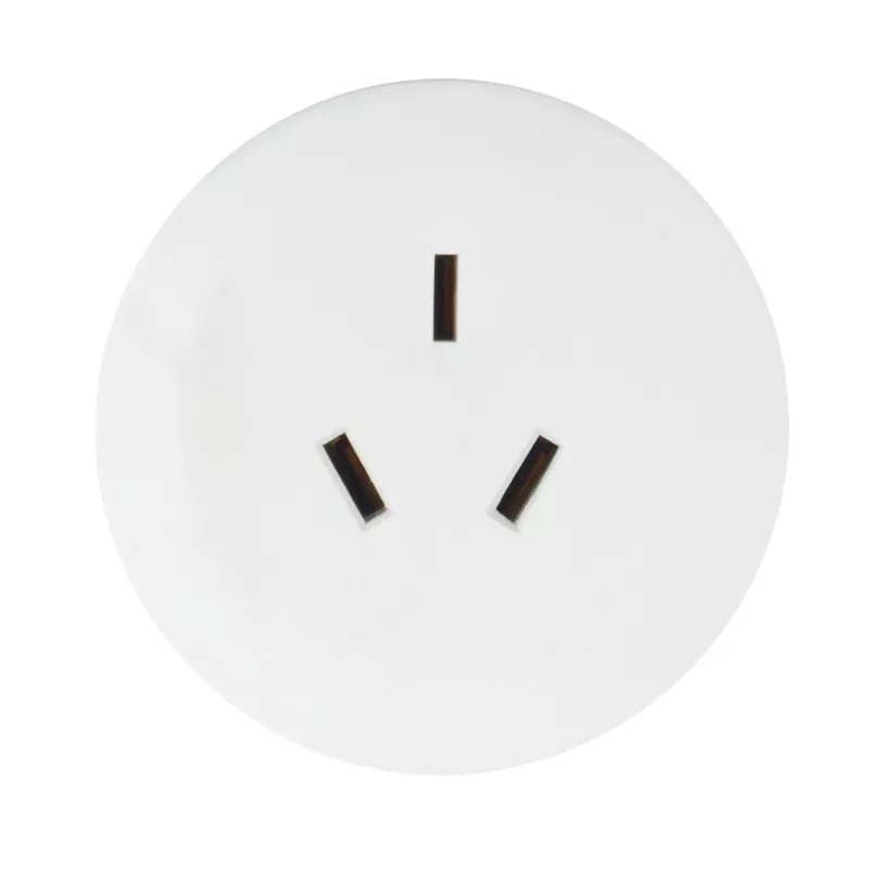 Hama 00223453 toitepistiku adapter Type E/F hübriid Type I (AU) Valge