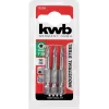 kwb TÖÖSTUSLIKUD TERASOTSIKUD 50 MM TORX T15 3 tk
