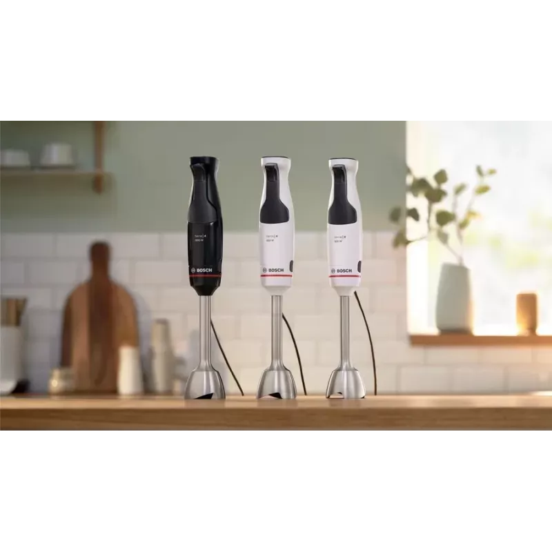 Bosch Serie 4 MSM4W421 blender Saumikser 800 W Must, Valge