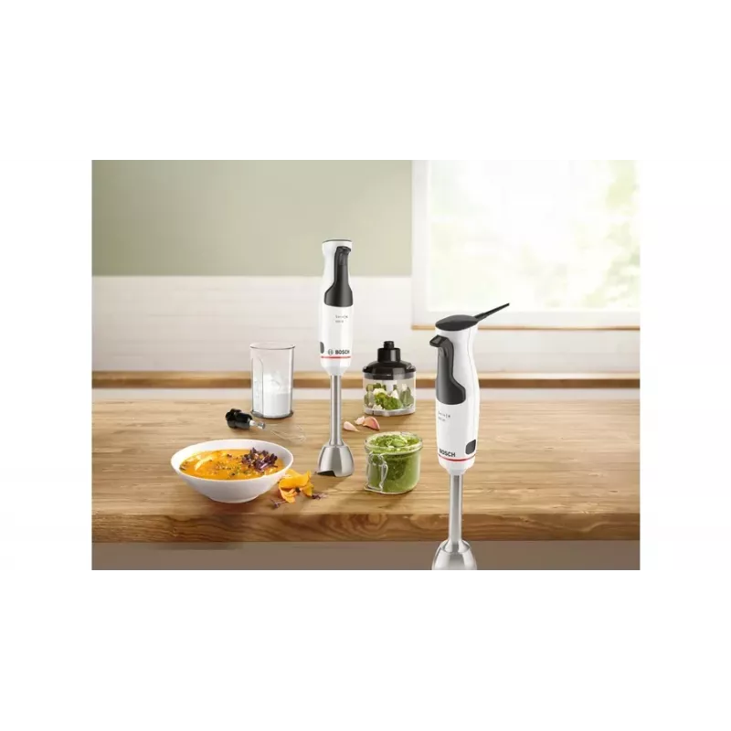 Bosch Serie 4 MSM4W421 blender Saumikser 800 W Must, Valge