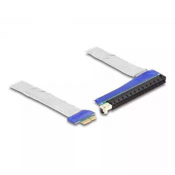 DeLOCK Riser Card PCI Express x1 isane kuni x16 pesa kaabliga 20 cm