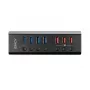 Lindy 4-pordiline USB 3.0 jaotur 3 kiirlaadimispordiga Quick Charge 3.0