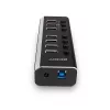 Lindy 4-pordiline USB 3.0 jaotur 3 kiirlaadimispordiga Quick Charge 3.0