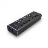 Lindy 4-pordiline USB 3.0 jaotur 3 kiirlaadimispordiga Quick Charge 3.0