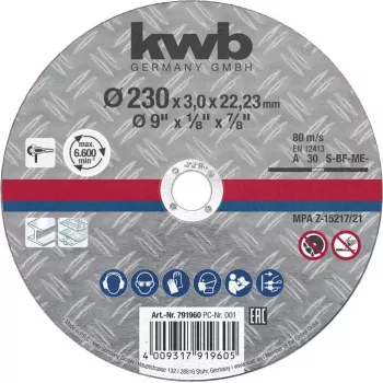 Lõikeketas KWB 791993 Lamekesega Metalli jaoks