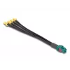DeLOCK 90143 koaksiaalkaabel 0,2 m Mini FAKRA Z 4 x SMA must