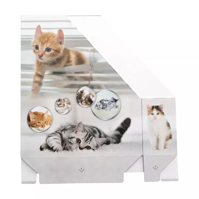 Ajakirjahoidik HERMA Stehsammler Katzen A4 kollane