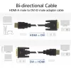 ACT AK3734 videokaabli adapter 1 m HDMI Type A (Standard) DVI-D Must