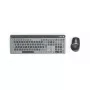 Hama WKM-750 klaviatuur hiir kaasas Kodu/Kontor Bluetooth QWERTZ Saksa Antratsiit, Must, Sinine