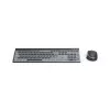 Hama WKM-750 klaviatuur hiir kaasas Kodu/Kontor Bluetooth QWERTZ Saksa Antratsiit, Must, Sinine