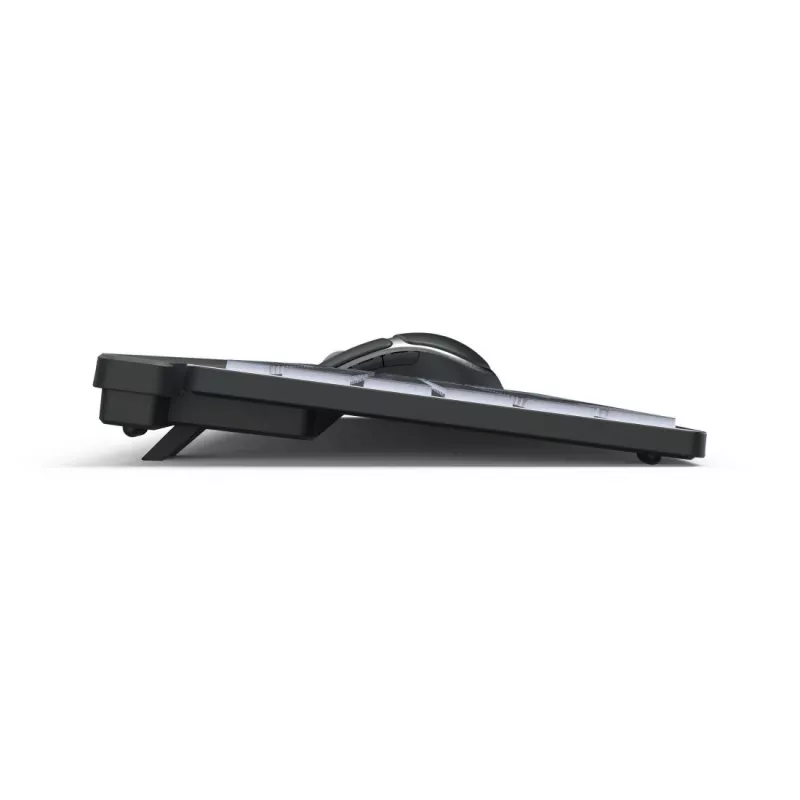 Hama WKM-750 klaviatuur hiir kaasas Kodu/Kontor Bluetooth QWERTZ Saksa Antratsiit, Must, Sinine