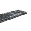 Hama WK-800 klaviatuur Kodu/Kontor Bluetooth QWERTZ Saksa Antratsiit, Must, Sinine