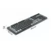 Hama WK-800 klaviatuur Kodu/Kontor Bluetooth QWERTZ Saksa Antratsiit, Must, Sinine