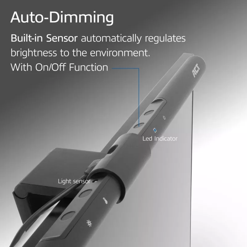 Monitor LED valgusriba ACT AC8055 — hämardatav USB-toitega ekraanilamp