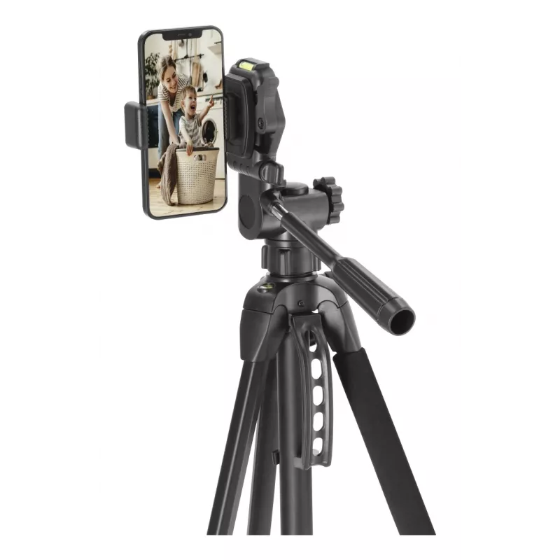Statiiv Hama Action Smart 153 3D nutitelefonile ja digikaamerale 3 jalga Must