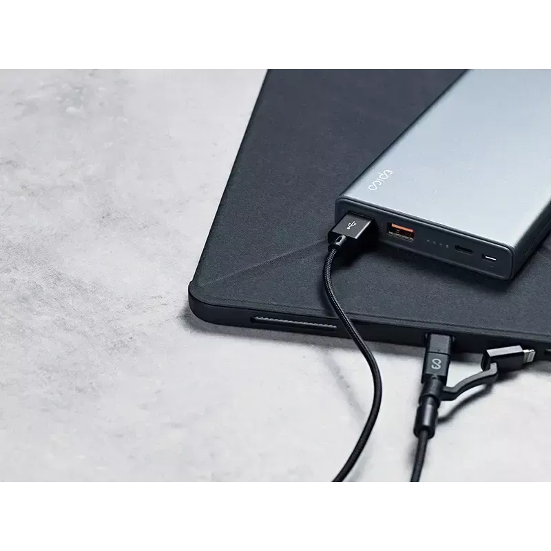 USB A to USB C / Micro-USB B / Lightning 3-in-1 kaabel 1,2 m Epico