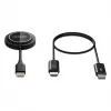 Manhattan 1080p Wireless HDMI Display Presentation Kit, 2-osaline komplekt koos HDMI-vastuvõtja ja HDMI-saatja dongle'iga, et kuvada traadita videosignaali sülearvutist/tahvelarvutist/nutitelefonist HDMI-teleris või projektoris, must