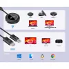 Manhattan 1080p Wireless HDMI Display Presentation Kit, 2-osaline komplekt koos HDMI-vastuvõtja ja HDMI-saatja dongle'iga, et kuvada traadita videosignaali sülearvutist/tahvelarvutist/nutitelefonist HDMI-teleris või projektoris, must