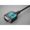 Manhattan USB-C - jadavärava muundurkaabel, 1 m, isane isasele, jada/RS232/COM/DB9, Prolific PL2303GT kiip, must kaabel, kolmeaastane garantii