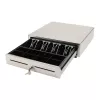 Manuaalne kassasahtel Olympia LD 410S, roostevabast terasest korpus, 415×410×104 mm, 6,5 kg