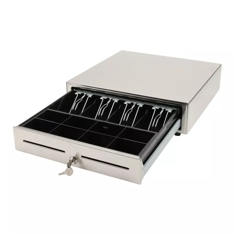 Manuaalne kassasahtel Olympia LD 410S, roostevabast terasest korpus, 415×410×104 mm, 6,5 kg