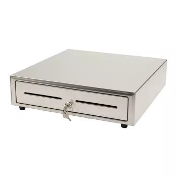 Manuaalne kassasahtel Olympia LD 410S, roostevabast terasest korpus, 415×410×104 mm, 6,5 kg