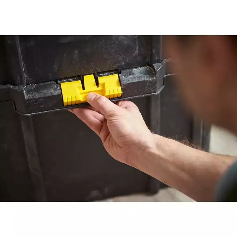 Kohvrikott Stanley STST83319-1 Plastist Must Kollane