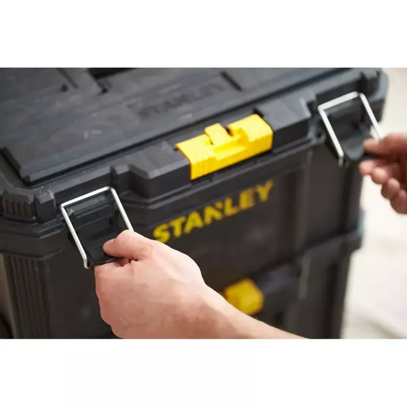 Kohvrikott Stanley STST83319-1 Plastist Must Kollane