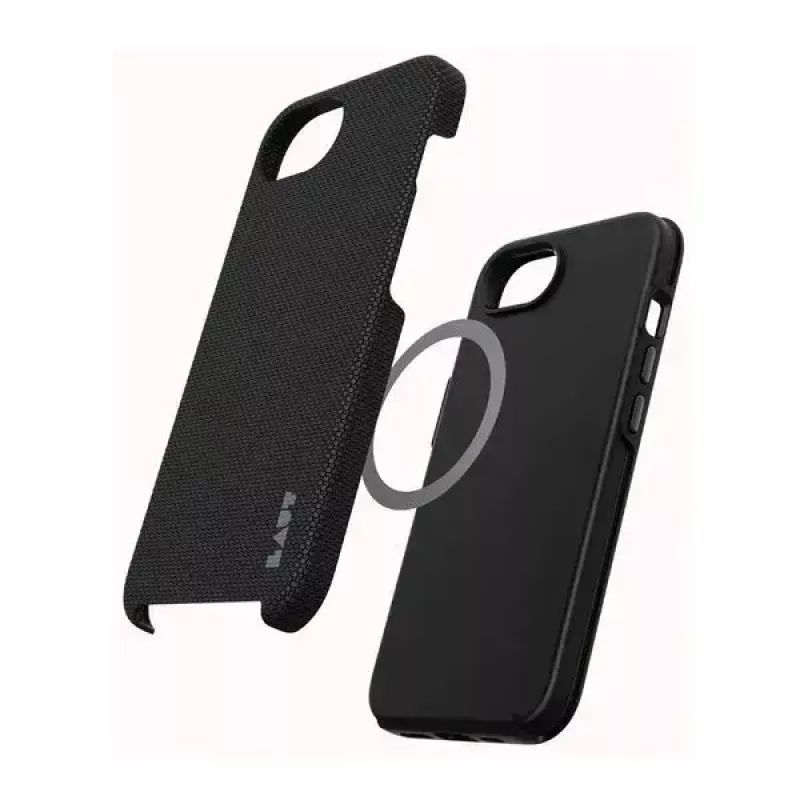 LAUT mobiiltelefoni ümbris Apple iPhone 16e jaoks, kaitseümbris, sobib 15,5 cm (6,1 tolli) ekraanile, must