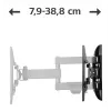 Hama 00220840 telerikinnitus/statiiv 121,9 cm (48 tolli) Must
