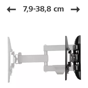 Hama 00220840 telerikinnitus/statiiv 121,9 cm (48 tolli) Must
