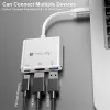 Techly IADAP USB31-HDMIPTY sülearvuti dokk/pordireplikaator Juhtmega USB 3.2 Gen 1 (3.1 Gen 1) USB-C Hõbedane