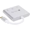 Techly IADAP USB31-HDMIPTY sülearvuti dokk/pordireplikaator Juhtmega USB 3.2 Gen 1 (3.1 Gen 1) USB-C Hõbedane
