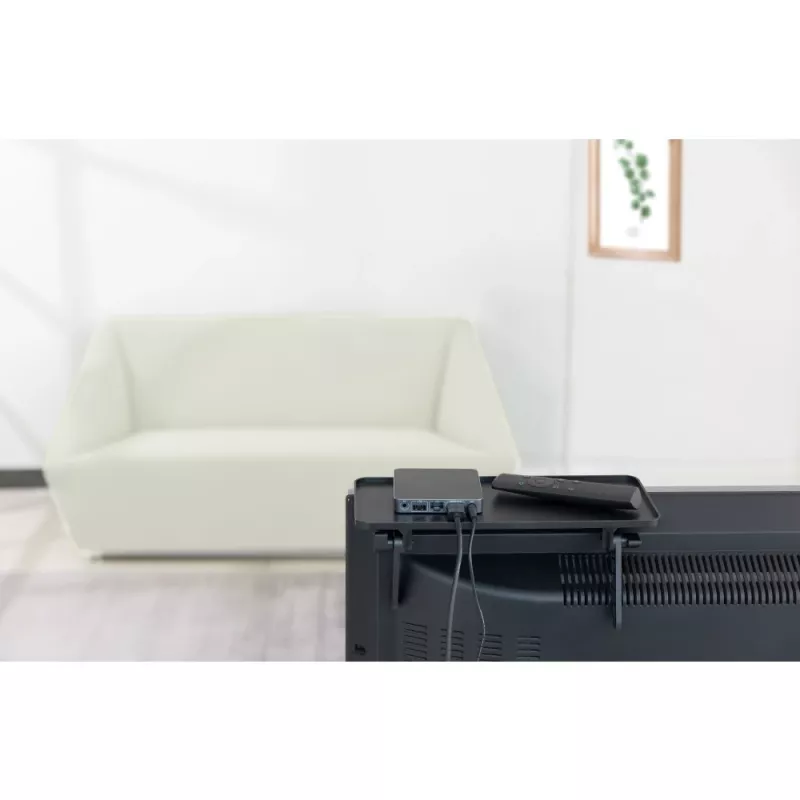 Techly ICA-DRS 902 AV-seadme riiul Must Plastik
