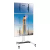Techly põrandastatiiv 3-le LCD/LED-telerile 32–55 tolli videoseina jaoks