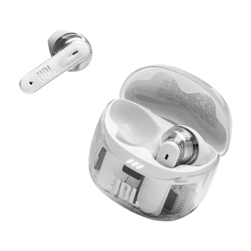 Peakomplekt JBL Tune Flex 2 Ghost Edition — tõeline juhtmevaba (TWS) kõrvasisene, Bluetooth, 20–20000 Hz, valge