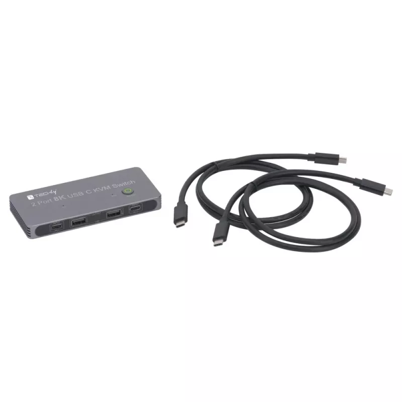 Techly IDATA KVM-DPC8K KVM-lüliti hall