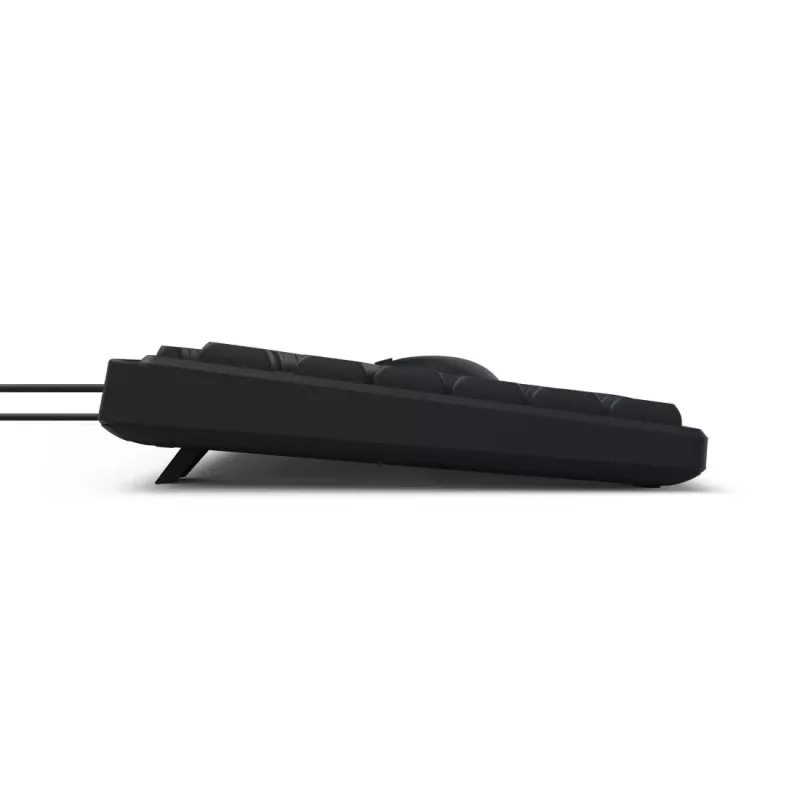 Hama CKM-200 klaviatuur Hiir kaasas Kodu/Kontor USB QWERTZ Saksa Must