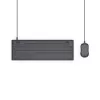 Hama CKM-200 klaviatuur Hiir kaasas Kodu/Kontor USB QWERTZ Saksa Must