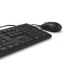 Hama CKM-200 klaviatuur Hiir kaasas Kodu/Kontor USB QWERTZ Saksa Must