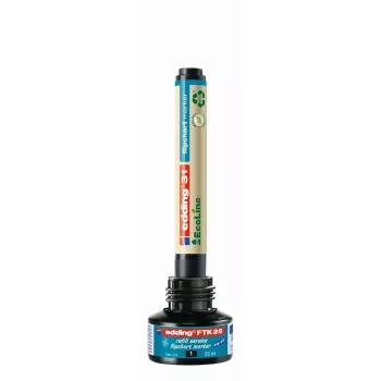 Markeri täitepudel Edding ED-FTK25-001, must tint, 25 ml, 1 tk