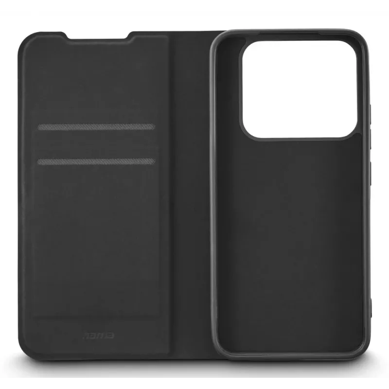 Folio-telefonikott HAMA Daily Protect Xiaomi 15T Pro jaoks — sobib 17,4 cm (6,83 tolli) ekraanile, must, 2 kaarditaskut, lauaalus