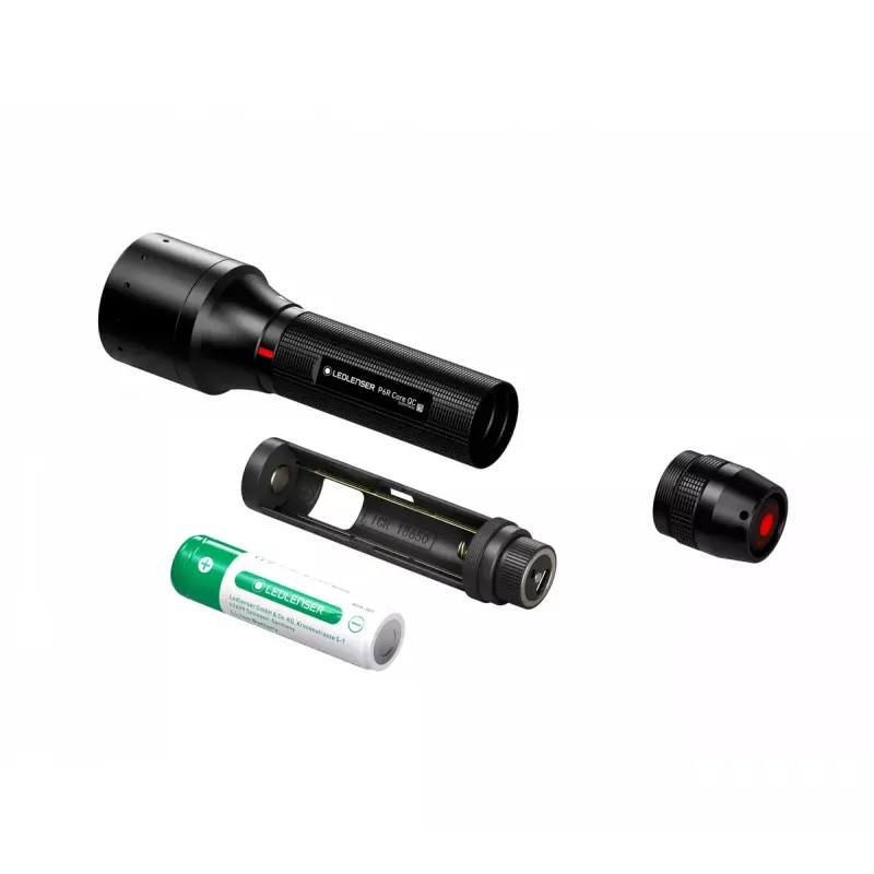 Käeshoitav taskulamp Ledlenser P6R Core QC Must LED Alumiinium IP54 15lm