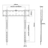 Techly ICA-PLB 734F TV-kinnitus/alus 165,1 cm (65 tolli) Must
