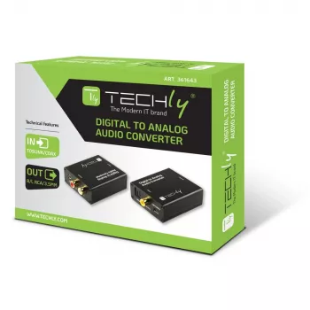 Techly IDATA SPDIF-9 audio konverter Must