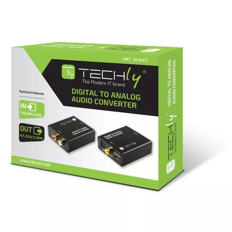 Techly IDATA SPDIF-9 audio konverter Must
